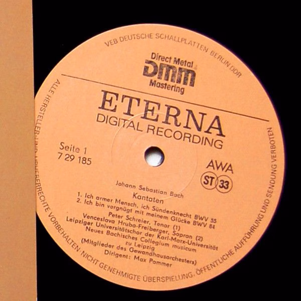 Eterna 7 29 185 - Johann Sebastian Bach, Max Pommer, Neues Bachi - Image 2