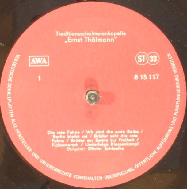 Not On Label 8 15 117 - Traditionsschalmeienkapelle "Ernst Thälm - Image 3