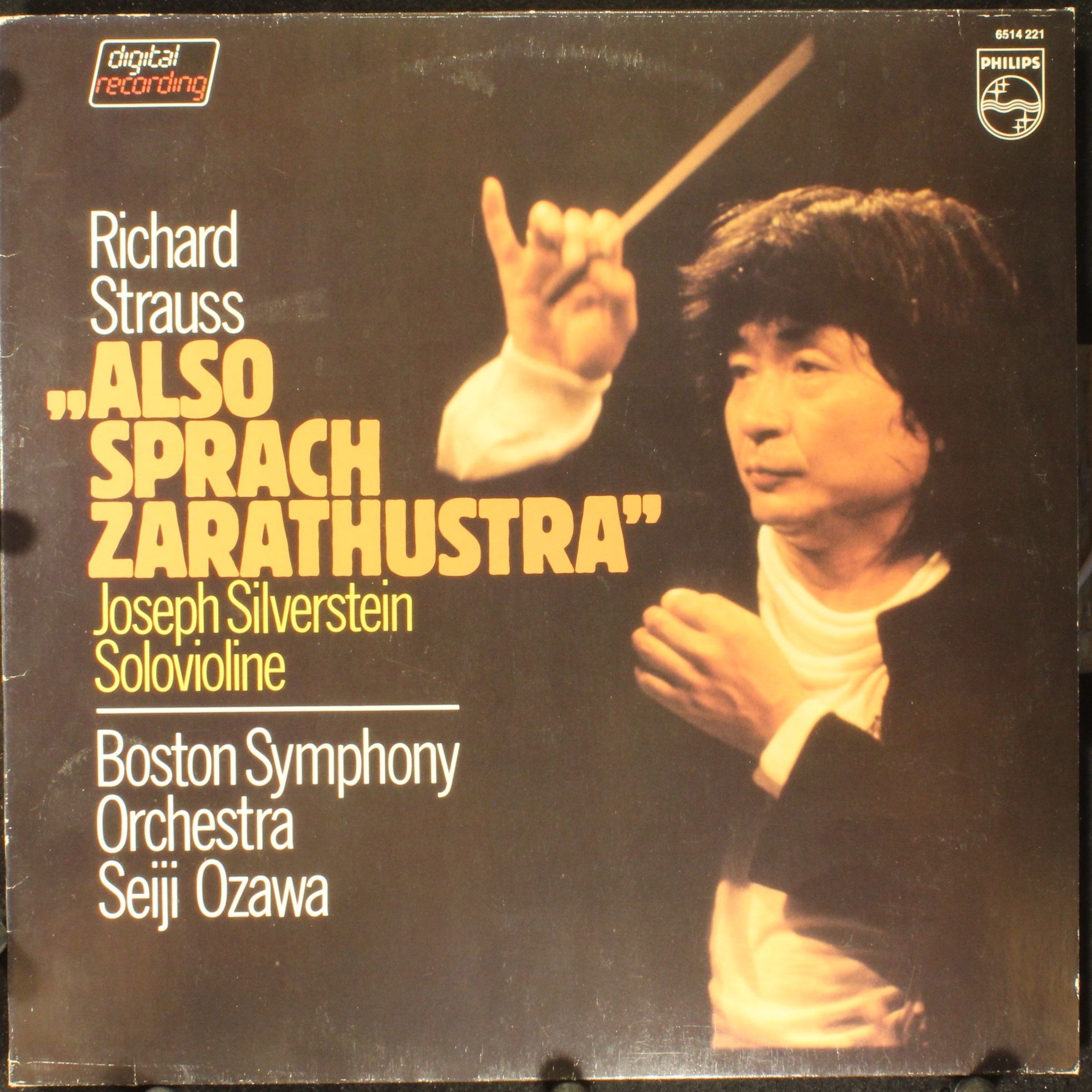 Philips 6514 221 - Richard Strauss, Joseph Silverstein, Boston S