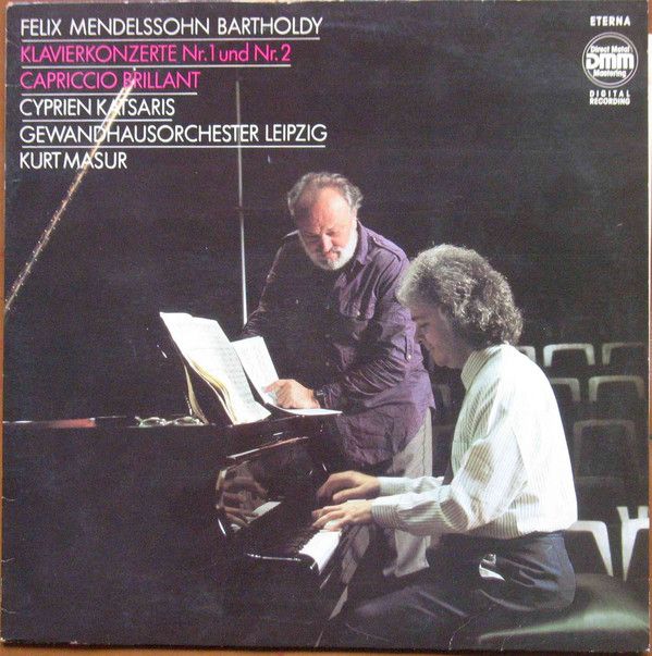 Eterna 7 29 219 - Felix Mendelssohn-Bartholdy, Cyprien Katsaris,