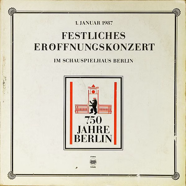 Eterna 725 101/102 - Various - 750 Jahre Berlin • Festliches Erö