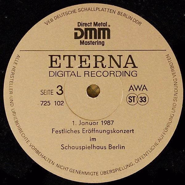 Eterna 725 101/102 - Various - 750 Jahre Berlin • Festliches Erö - Image 7