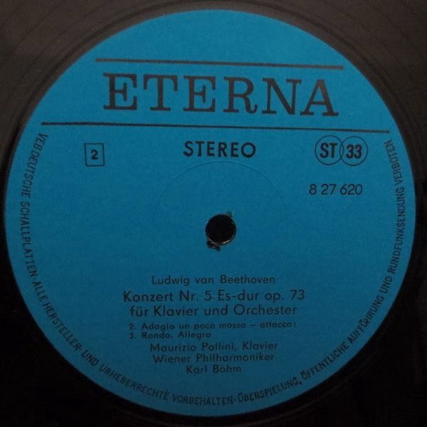 Eterna 8 27 620 - Ludwig van Beethoven, Maurizio Pollini, Wiener - Image 4