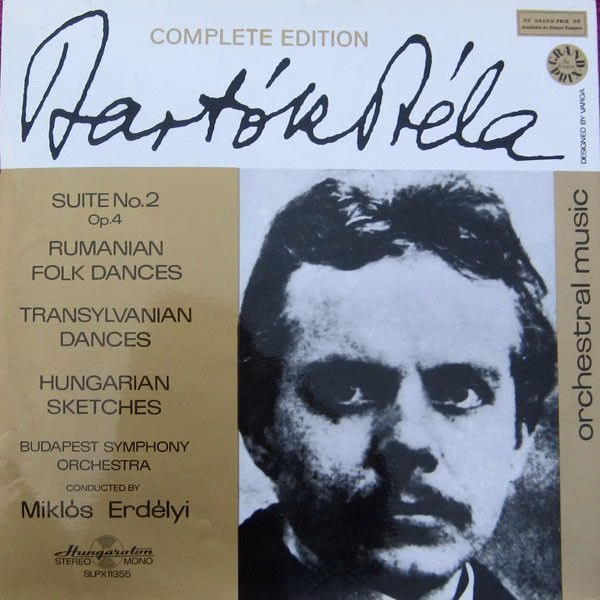 Hungaroton SLPX 11355 - Béla Bartók, Budapest Symphony Orchestra