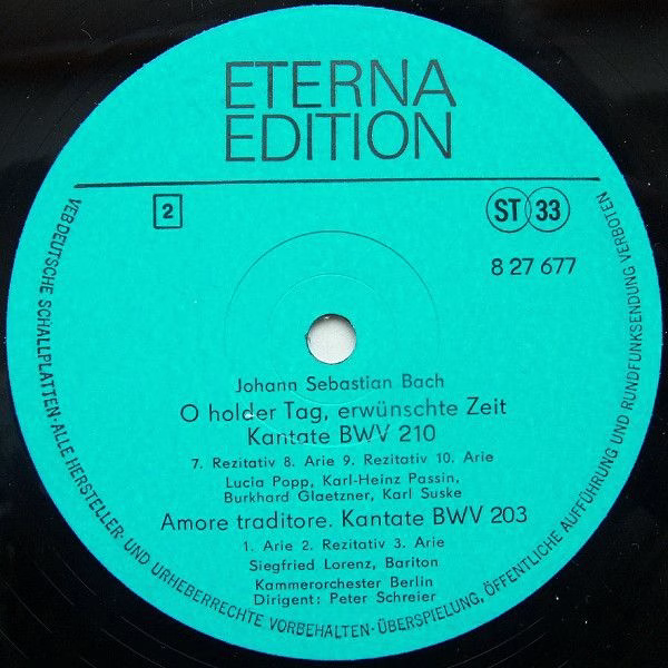Eterna 8 27 677 - Johann Sebastian Bach - O Holder Tag, Erwünsch - Image 4