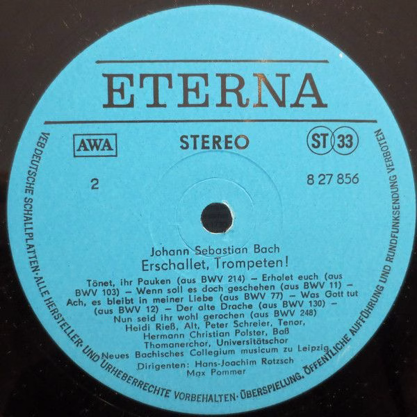 Eterna 8 27 856 - Ludwig Güttler - Erschallet, Trompeten! - Image 4