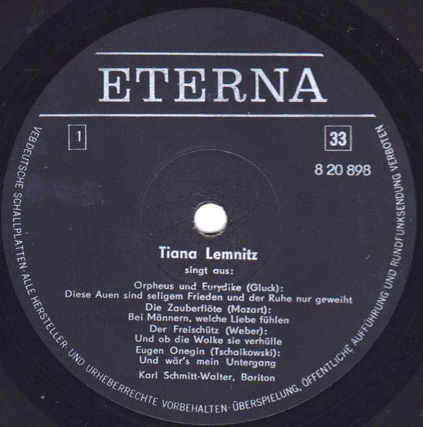 Eterna 8 20 898 - Tiana Lemnitz - Tiana Lemnitz Sopran - Image 4