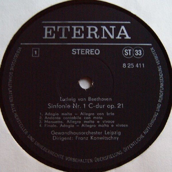 Eterna 8 25 411 - Ludwig van Beethoven, Gewandhausorchester Leip - Image 3