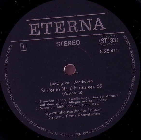 Eterna 8 25 415 - Ludwig van Beethoven, Gewandhausorchester Leip - Image 3