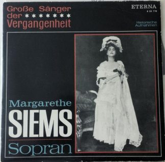Eterna 8 20 778 - Margarethe Siems - Margarethe Siems - Sopran