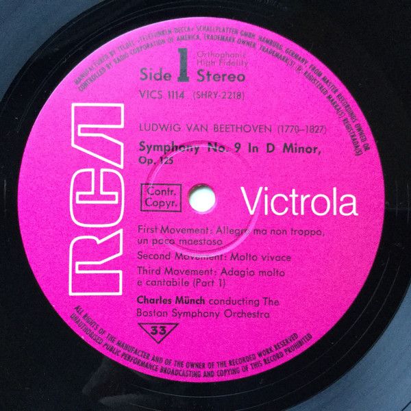 RCA Victrola VICS 1114 - Ludwig Van Beethoven, Leontyne Price, M - Image 3