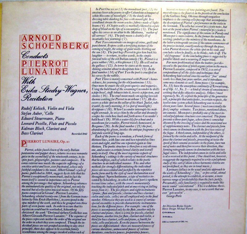 CBS 61442 - Arnold Schoenberg, Erika Stiedry-Wagner - Arnold Sch - Image 2