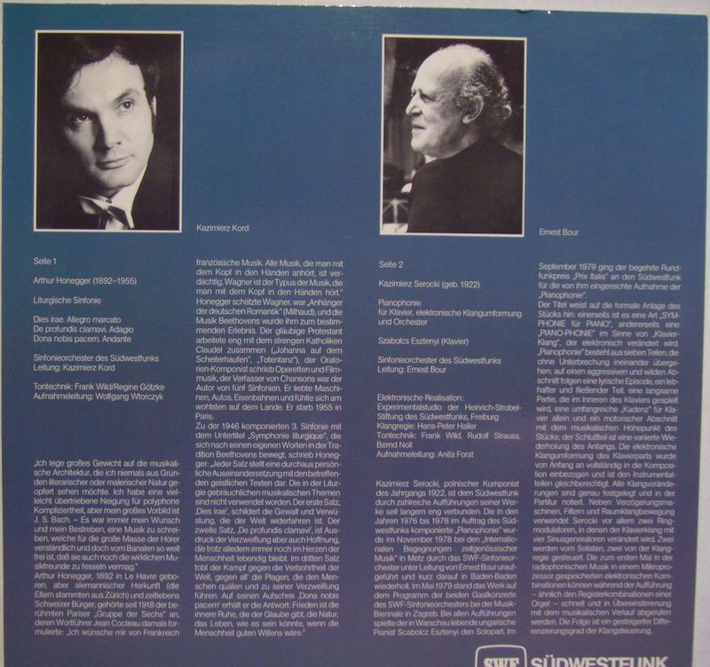 Südwestfunk SWF 58 - Sinfonieorchester Des Südwestfunks, Arthur - Image 2