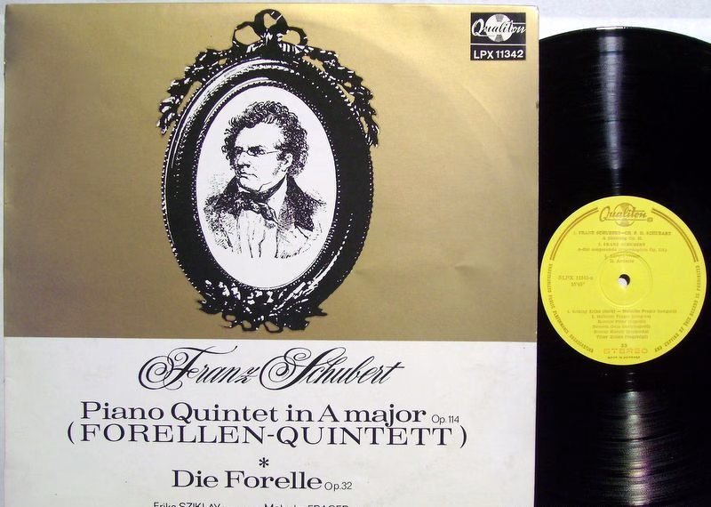 Qualiton LPX 11342 - Franz Schubert, Erika Sziklay, Malcolm Frag