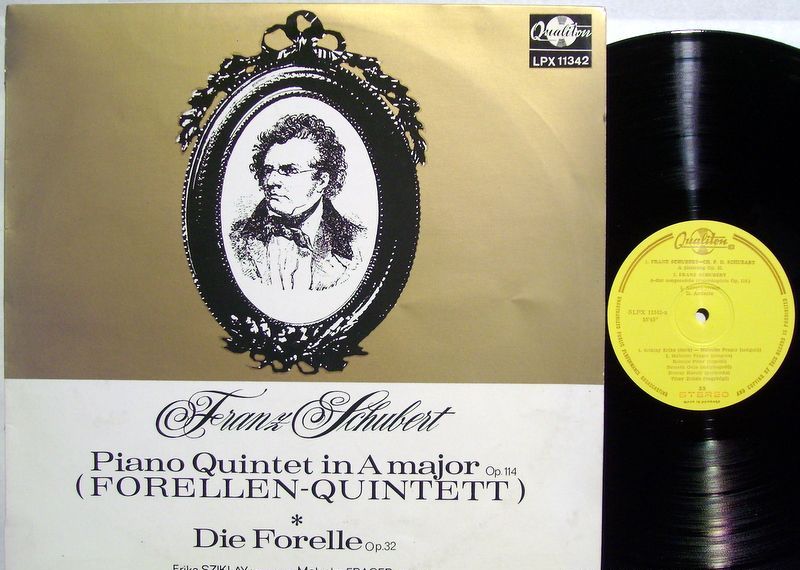 Qualiton LPX 11342 - Franz Schubert, Erika Sziklay, Malcolm Frag