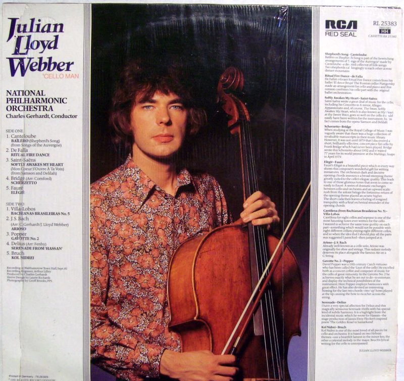 RCA RL 25383 - Julian Lloyd Webber, National Philharmonic Orches - Image 2