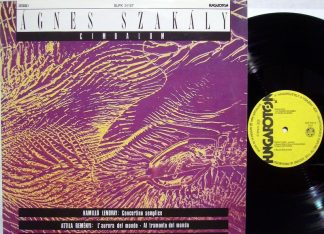 Hungaroton SLPX 31127 - Szakály Ágnes - Kamilló Lendvay: Concert