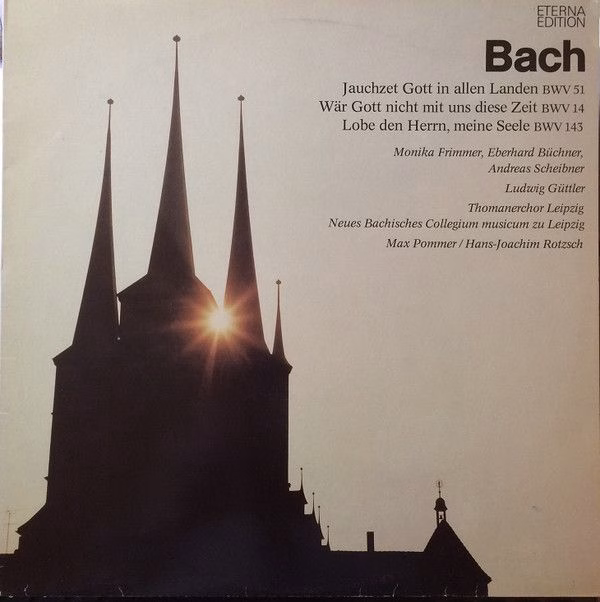 Eterna 8 27 887 - Johann Sebastian Bach, Monika Frimmer, Eberhar