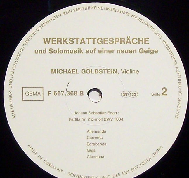 vox aurea 281078 - Mikhail Goldstein, Elfi Rautmann - Werkstattg - Image 3