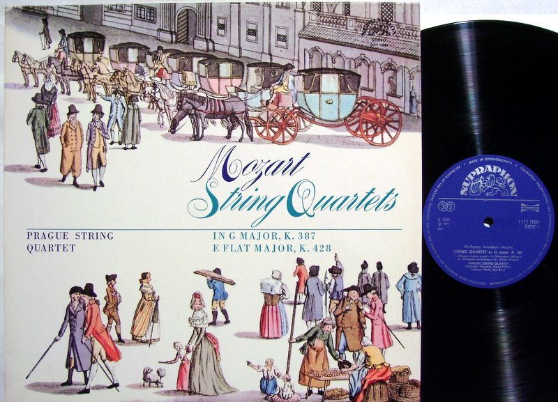 Supraphon 1111 1090 - Wolfgang Amadeus Mozart, Prague String Qua