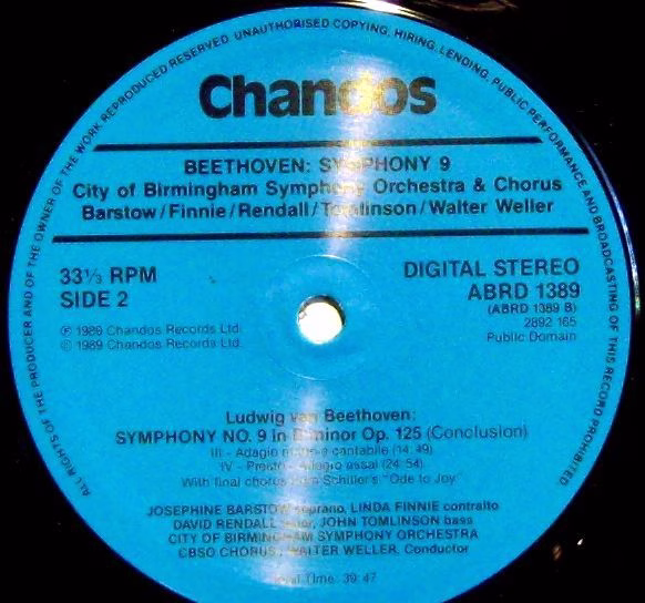 Chandos ABRD 1389 - Ludwig van Beethoven, Walter Weller, City Of - Image 3