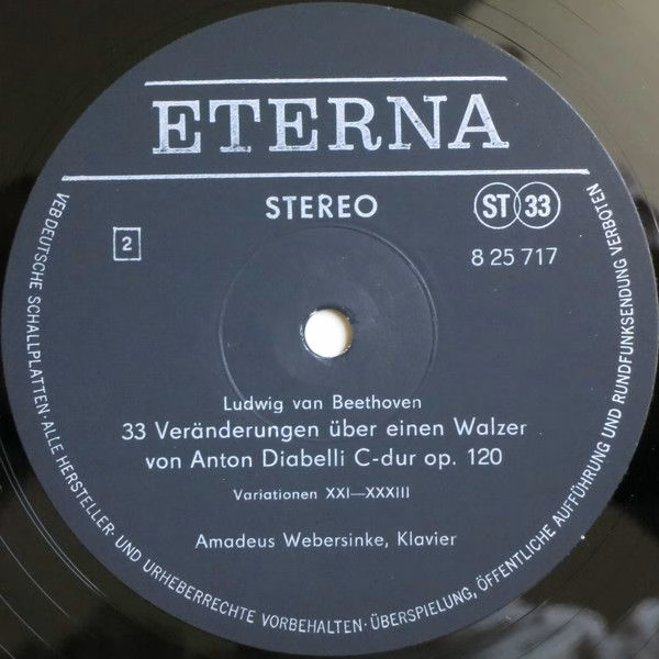 Eterna 8 25 717 - Ludwig van Beethoven, Amadeus Webersinke - Dia - Image 4