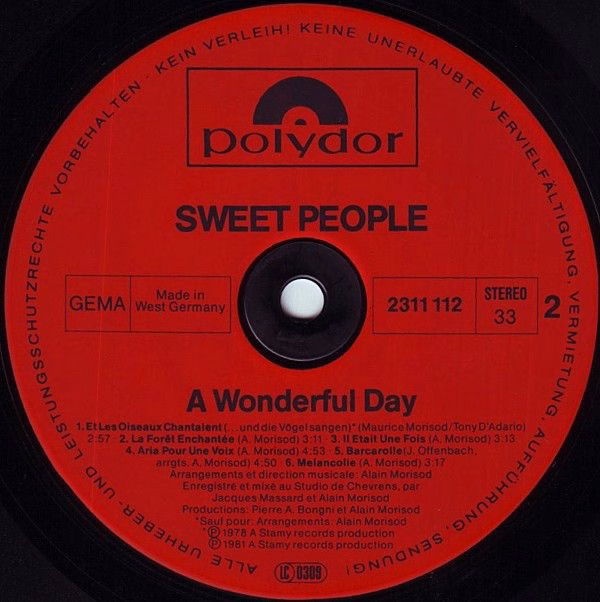 Polydor 2311 112 - Sweet People - A Wonderful Day - Image 4