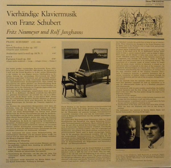 FSM FSM 53 612 toc - Franz Schubert, Fritz Neumeyer, Rolf Jungha - Image 2