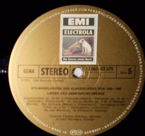 His Master's Voice 1C 065-02 675 - Dietrich Fischer-Dieskau, Ari - Image 2
