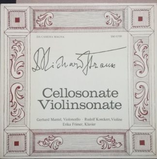 Da Camera Magna SM 93709 - Richard Strauss, Gerhard Mantel, Rudo