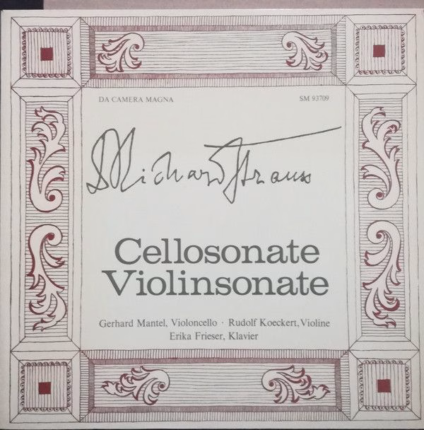 Da Camera Magna SM 93709 - Richard Strauss, Gerhard Mantel, Rudo