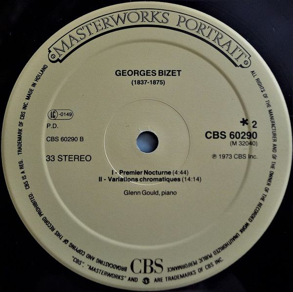 CBS Masterworks CBS 60290 - Edvard Grieg, Georges Bizet, Glenn G - Image 4
