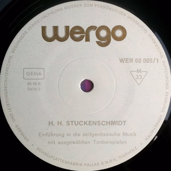 WERGO WER 60005 - Hans Heinz Stuckenschmidt - Einführung In Die - Image 4