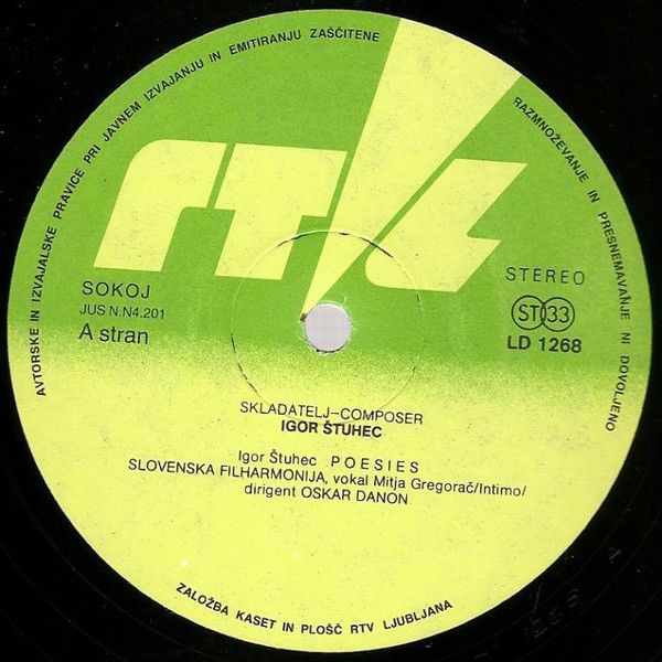 ZKP RTVL LD-1268 - Igor Štuhec - Skladatelj Igor Štuhec - Image 3