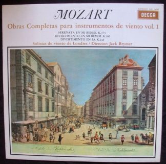 DECCA SXL 6050 - Wolfgang Amadeus Mozart, London Wind Soloists,