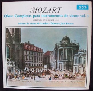 DECCA SXL 6049 - Wolfgang Amadeus Mozart, London Wind Soloists,