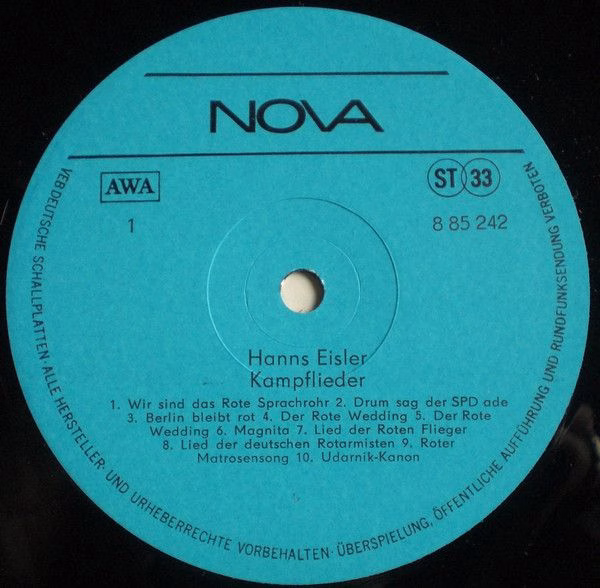 Nova 8 85 242 - Hanns Eisler - Kampflieder - Blasorchester-Bearb - Image 4