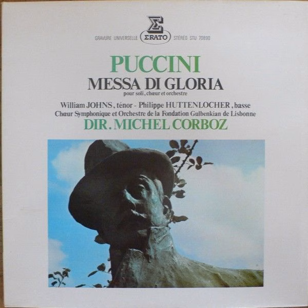Erato STU 70890 - Giacomo Puccini, William Johns, Philippe Hutte
