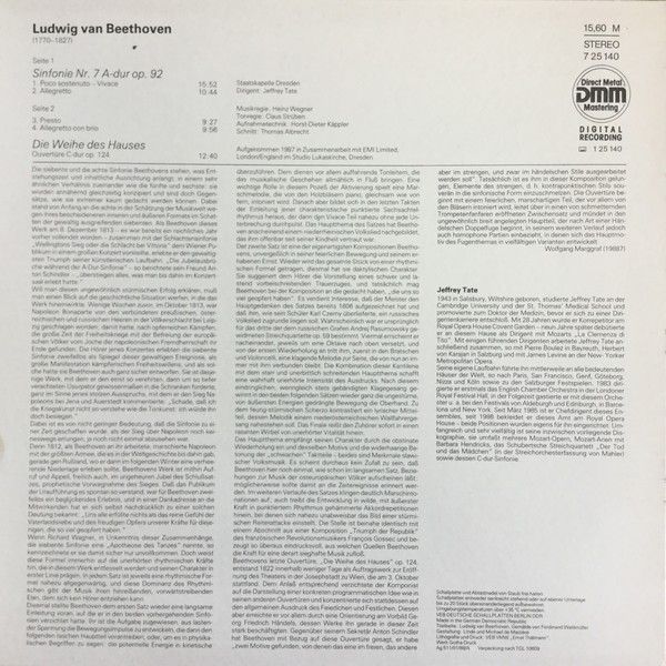 Eterna 7 25 140 - Ludwig van Beethoven, Staatskapelle Dresden, J - Image 4