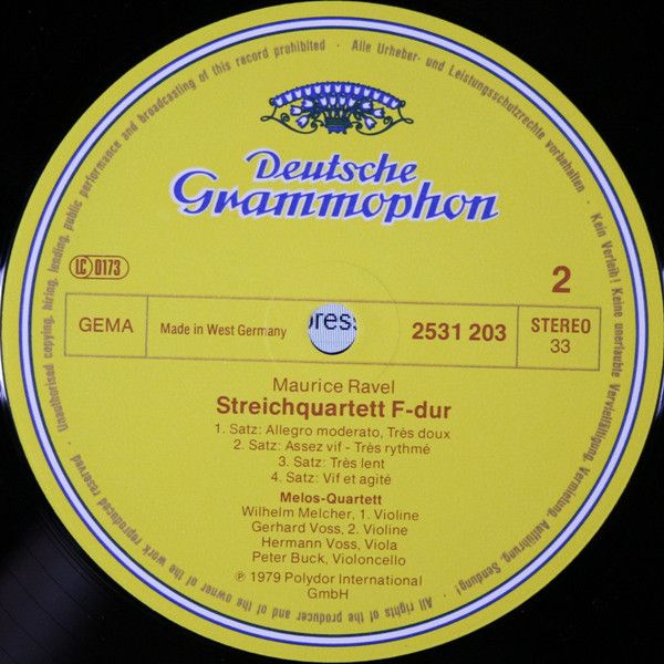 Deutsche Grammophon 2531 203 - Claude Debussy, Maurice Ravel, Me - Image 4