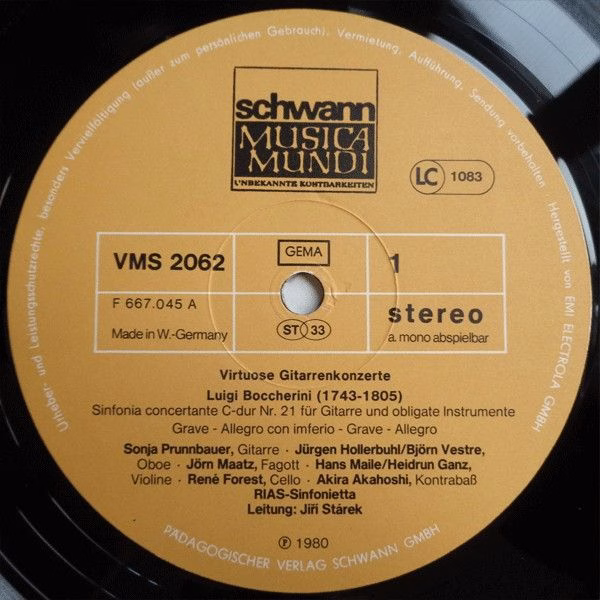Schwann Musica Mundi VMS 2062 - Sonja Prunnbauer - Virtuose Gita - Image 3