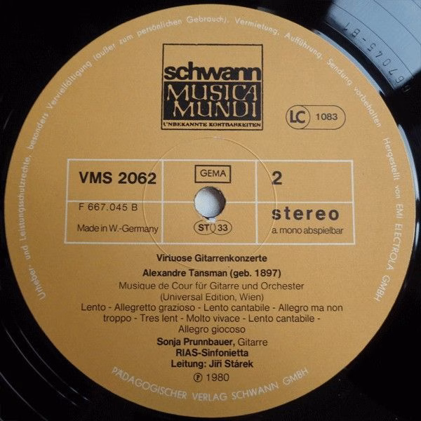 Schwann Musica Mundi VMS 2062 - Sonja Prunnbauer - Virtuose Gita - Image 4