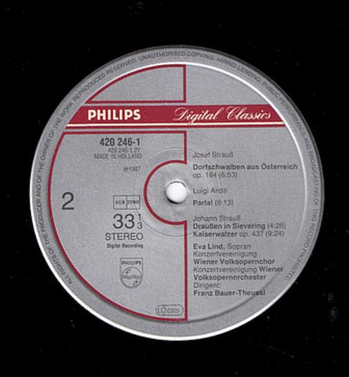 Philips Digital Classics 420 246-1 - Eva Lind, Josef Strauß, Wie - Image 4