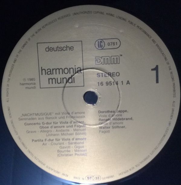 Deutsche Harmonia Mundi 1C 065 16 9514 1 - Schola Cantorum Basil - Image 4