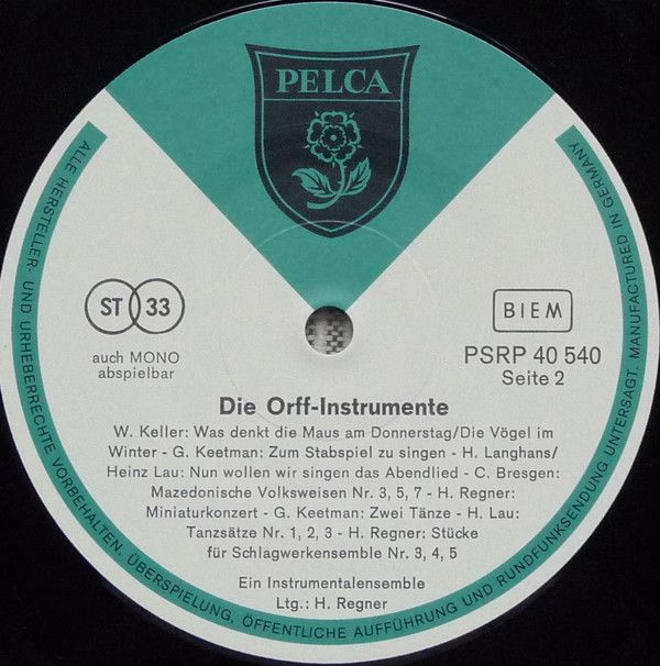 Pelca PSRP 40540 - Hermann Regner - Die Orff-Instrumente - Image 4