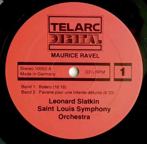 Telarc 10052 - Maurice Ravel, Leonard Slatkin, Saint Louis Symph - Image 5