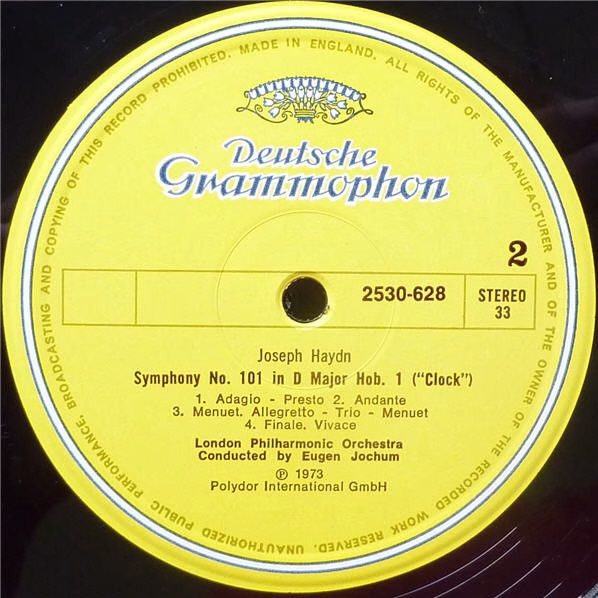 Deutsche Grammophon 2530 628 - Joseph Haydn, London Philharmonic - Image 4