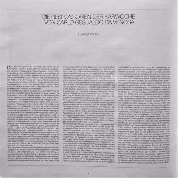 Archiv Produktion 2723 062 - Carlo Gesualdo, Escolanía De Montse - Image 12