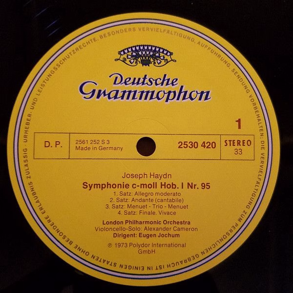 Deutsche Grammophon 2530 420 - Joseph Haydn, London Philharmonic - Image 3