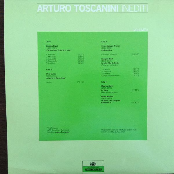 Arkadia ARK 11 - Arturo Toscanini, NBC Symphony Orchestra - Artu - Image 2